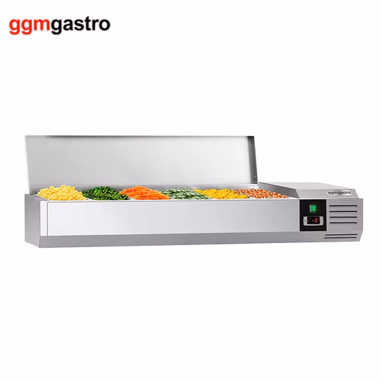 CE Supported Kitchen Freezer Salad Bar Refrigerator Salad Bar Showcase