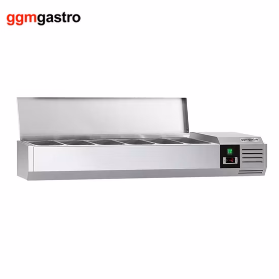 CE Supported Kitchen Freezer Salad Bar Refrigerator Salad Bar Showcase