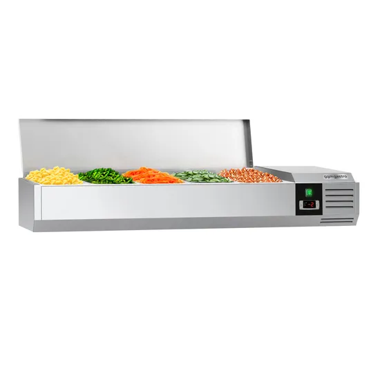 CE Supported Kitchen Freezer Salad Bar Refrigerator Salad Bar Showcase